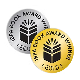 IBPA Benjamin Franklin Book Award Silver and Gold badges